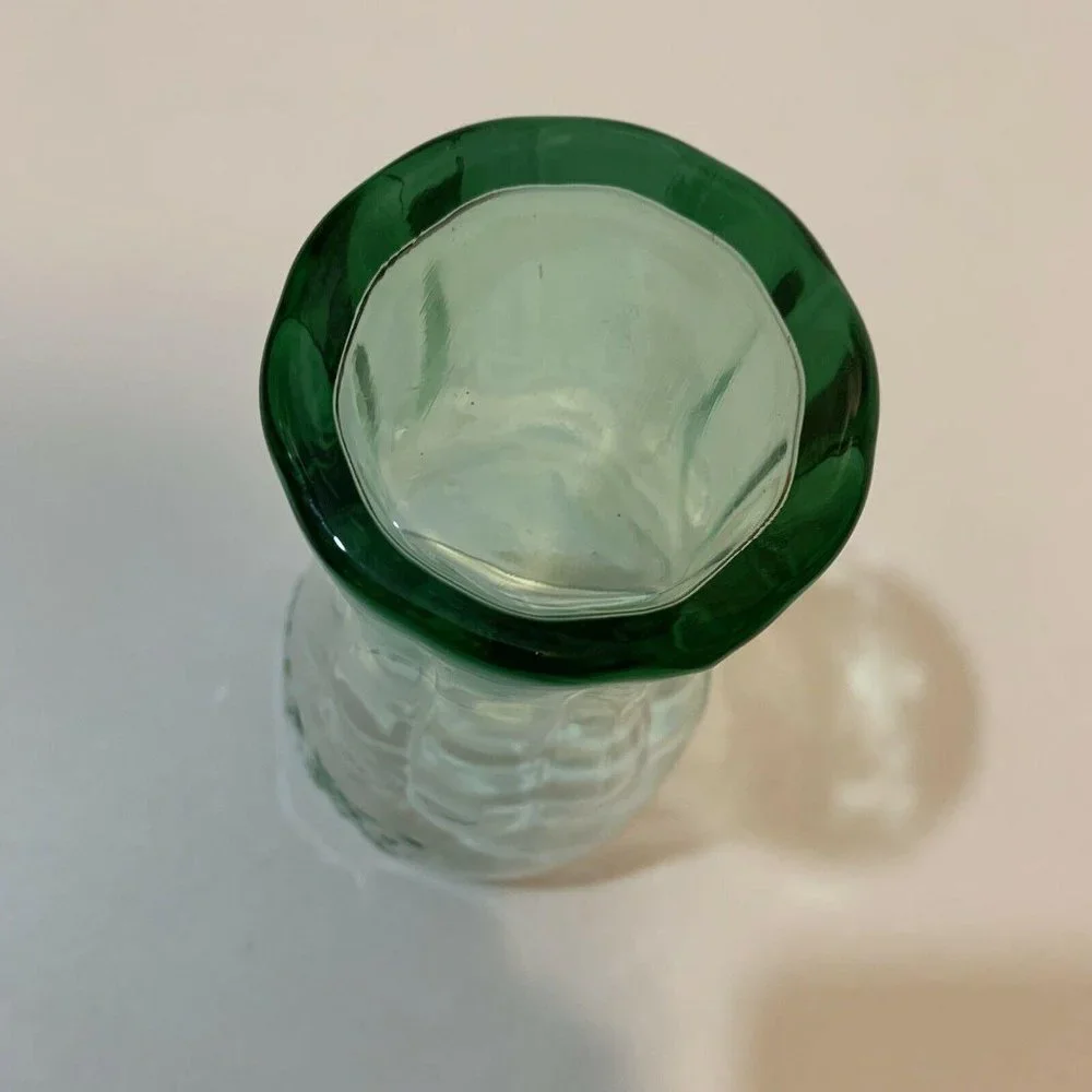 Vintage Coke Glass Genuine‎ Coca-Cola Green 16 oz